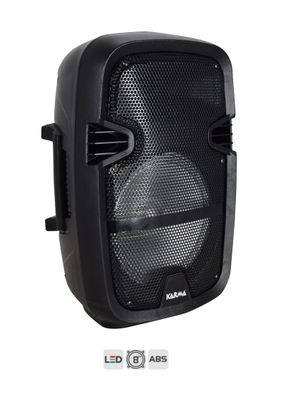 Sistema di Amplificazione Wireless BOX Trasmittente 80W Bluetooth, Woofer 8 Sistema di Amplificazione Wireless BOX Trasmittente 80W Bluetooth, Woofer 8", Funzionante anche con Batterie