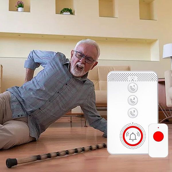 Sistema di allarme SOS 4G per anziani con chiamata rapida e avvisi SMS