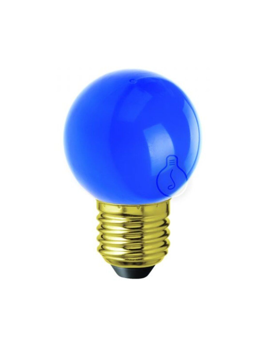 Lampadina LED Piccola - Mini Sfera / Sferetta / Pallina E27 1W Luce Calda BLU, G45 Per Ghirlande e Catenarie e Decorazioni Festose. Lampadina LED Piccola - Mini Sfera / Sferetta / Pallina E27 1W Luce Calda BLU, G45 Per Ghirlande e Catenarie e Decorazioni Festose.