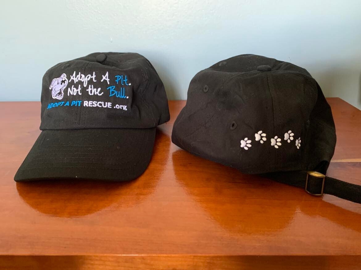 Adopt A Pit Not The Bull Hat (Black/White)