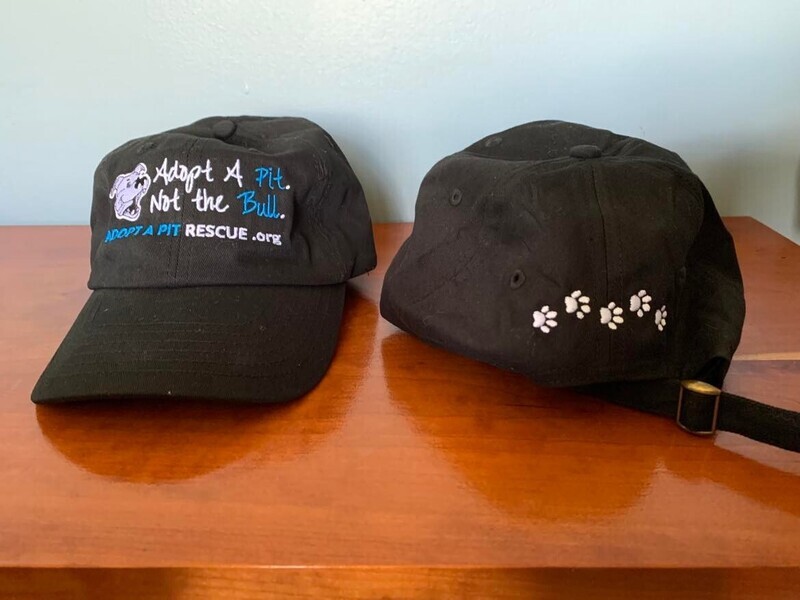 Adopt A Pit Not The Bull Hat (Black/White)
