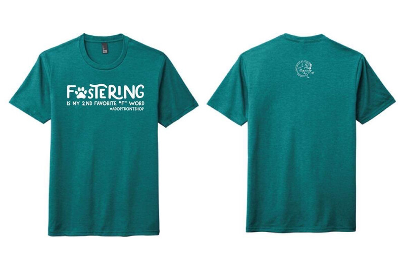 Fostering Is My Second Favorite F Word | Short Sleeve Tee (Black, Teal)