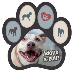 Adopt a Bull Paw Magnet