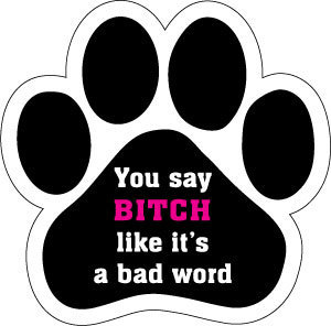 You say Bitch like it&#39;s a bad word