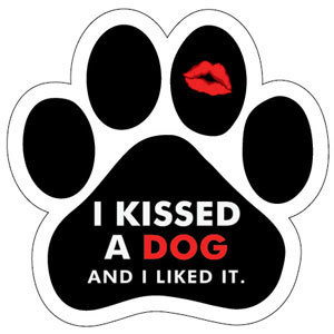 I kissed a dog and I liked it (paw)