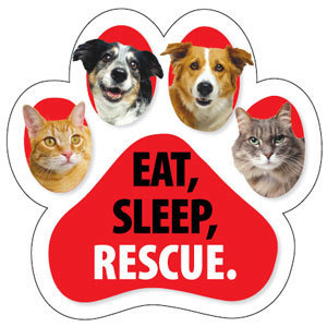 Eat, Sleep Rescue Magnet