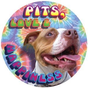 Pits, Love &amp; Happiness Magnet