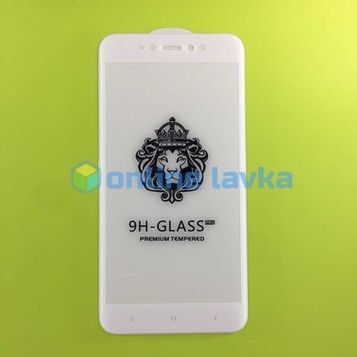 Защитное стекло для Xiaomi Note 5a / Y1Lite 5D White
