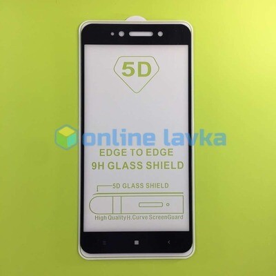 Защитное стекло для Xiaomi Note 5a / Y1Lite 5D Black