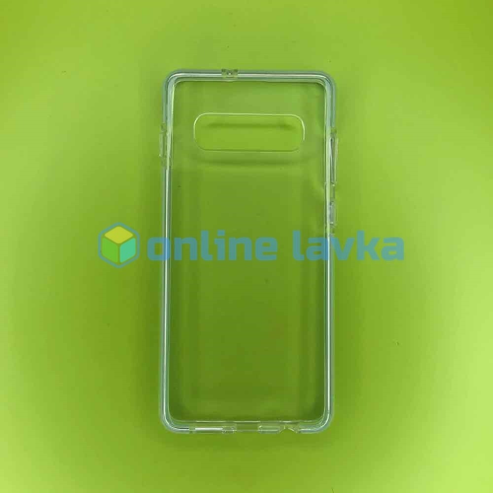 Чехол силикон для Samsung S10+ Clear / Mint