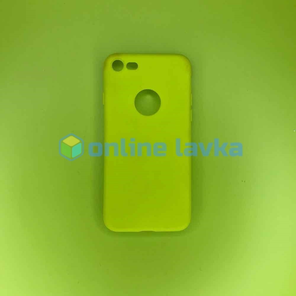 Чехол силикон для iPhone 7, 8 dark Yellow