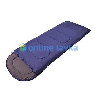 Спальник СП2XXL с капюшоном 200+35*90 см синий Спальник СП2XXL с капюшоном 200+35*90 см синий