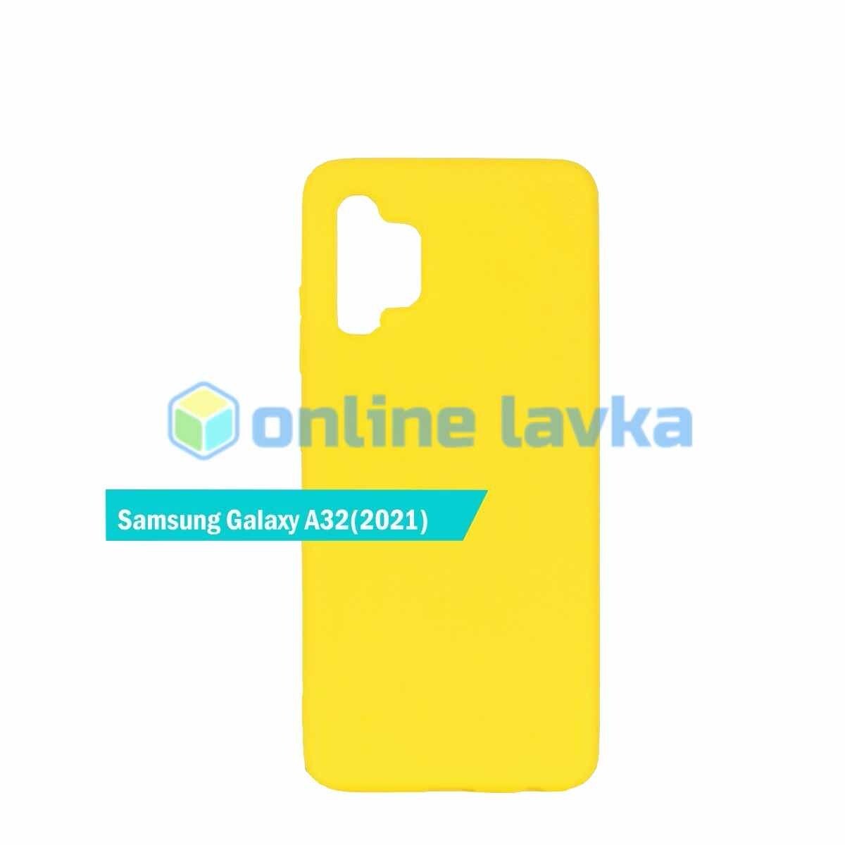 Чехол для Samsung A32 TPU желтый
