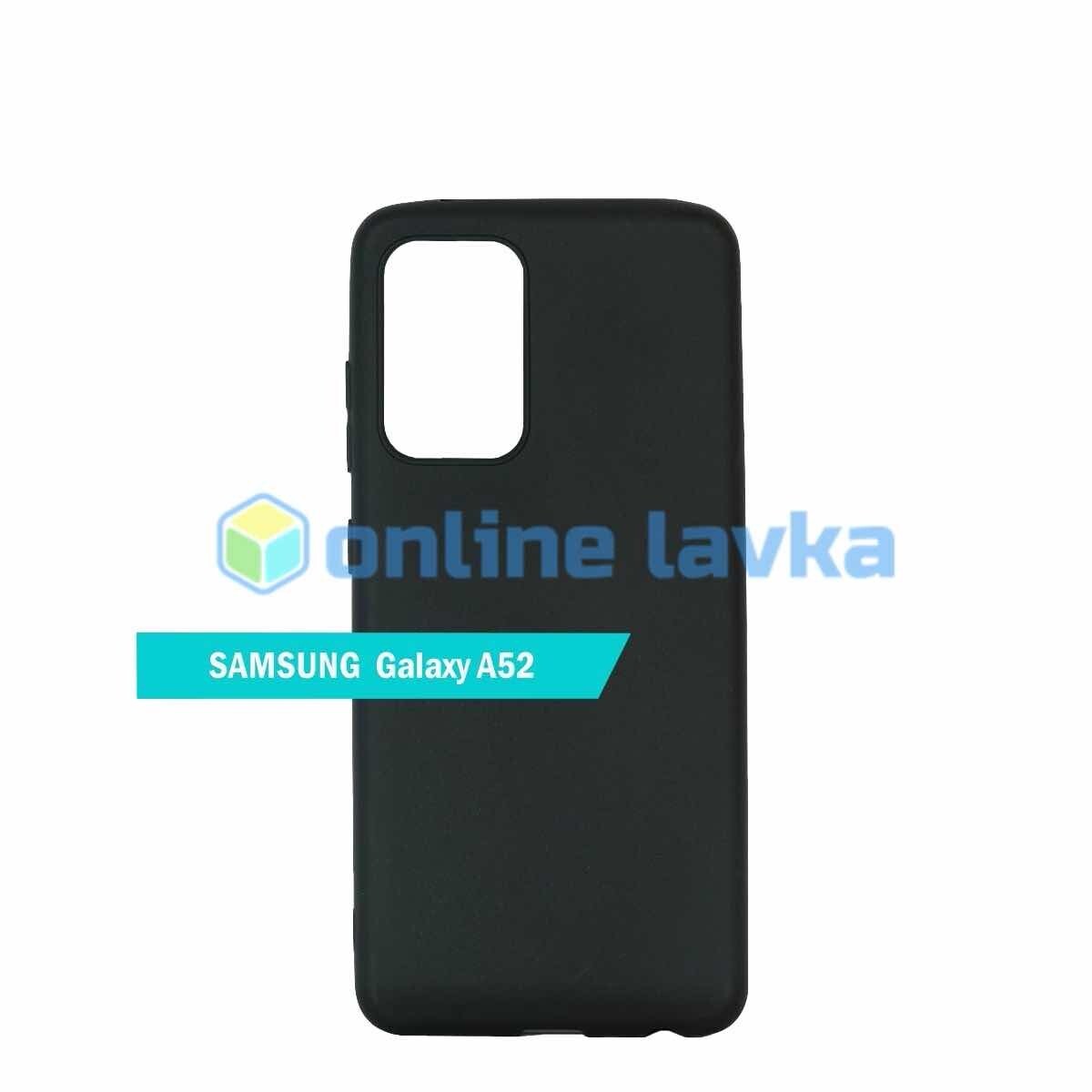 Чехол для Samsung A52 TPU черный