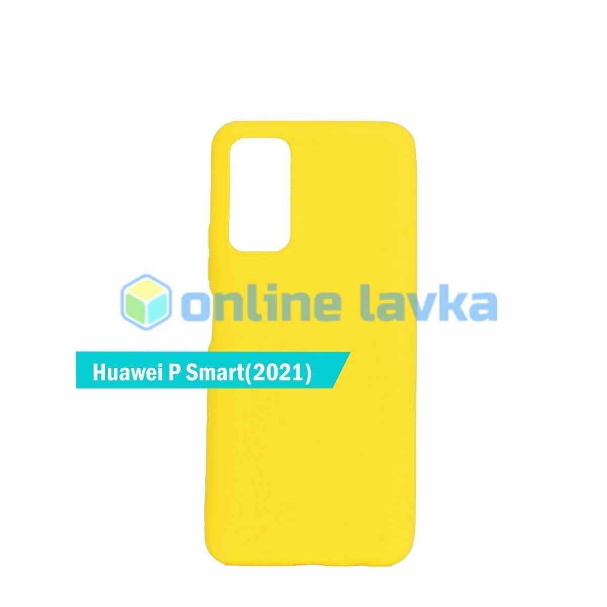 Чехол для Huawei Y7a / PSmart 2021 TPU желтый
