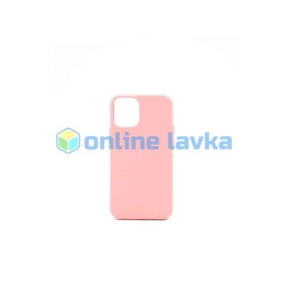 Чехол силиконовый Case для iPhone 12 mini розовый №19
