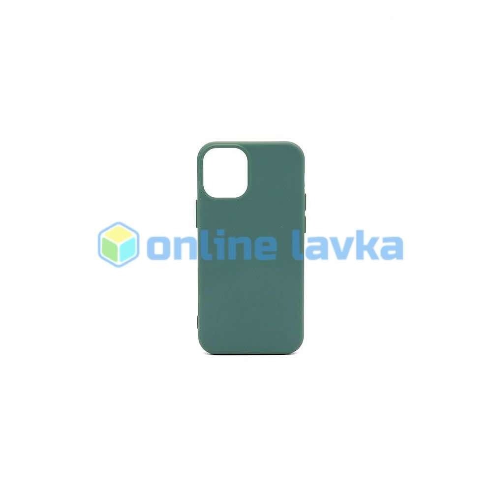 Чехол силиконовый Case для iPhone 12 mini изумрудный №46