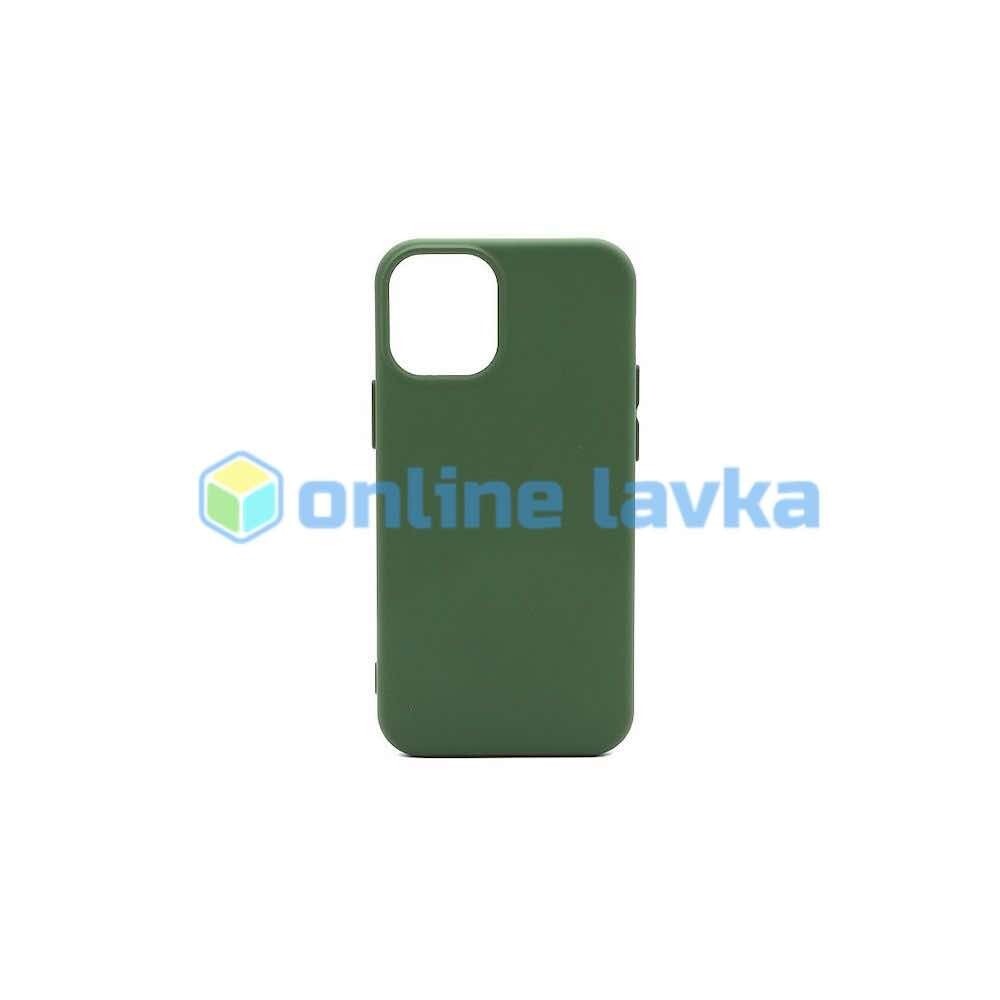 Чехол силиконовый Case для iPhone 12 mini зеленый №59