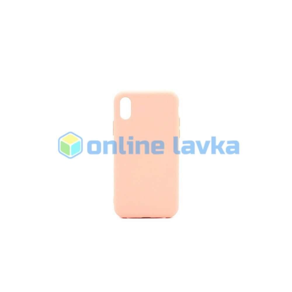 Чехол силиконовый Case для iPhone X, Xs розовый №39