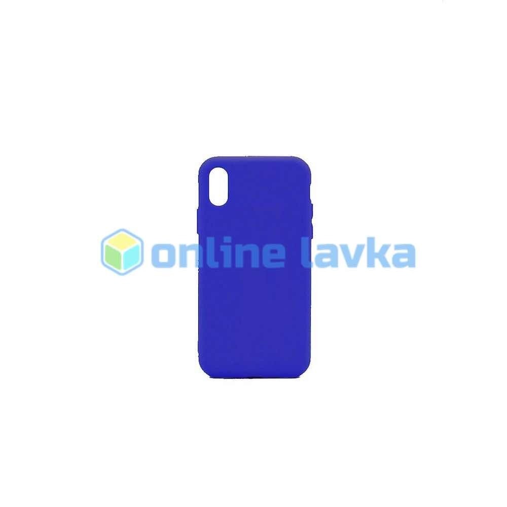 Чехол силиконовый Case для iPhone X, Xs синий №47
