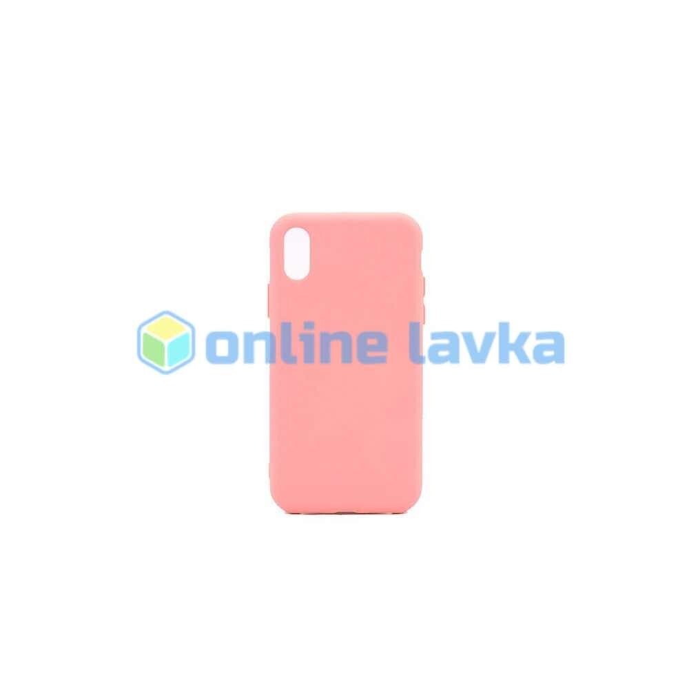 Чехол силиконовый Case для iPhone XR розовый №19