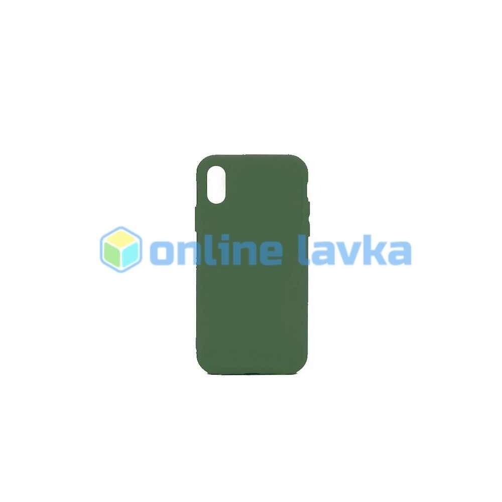 Чехол силиконовый Case для iPhone XR зеленый №59
