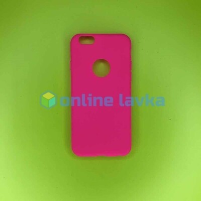 Чехол силикон для IPhone 6 / 6s розовый