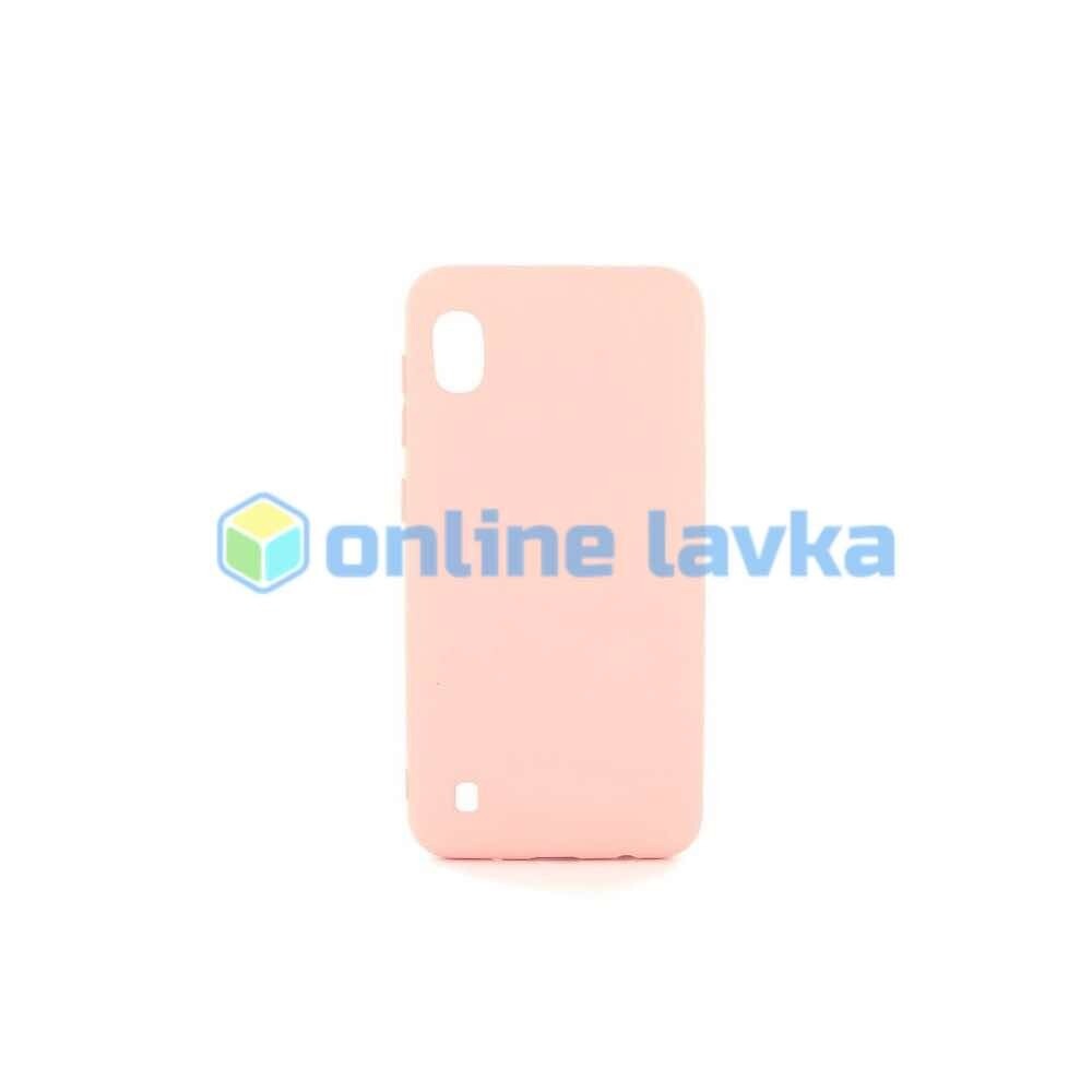 Чехол силиконовый Case для Samsung A10 / M10 розовый №30