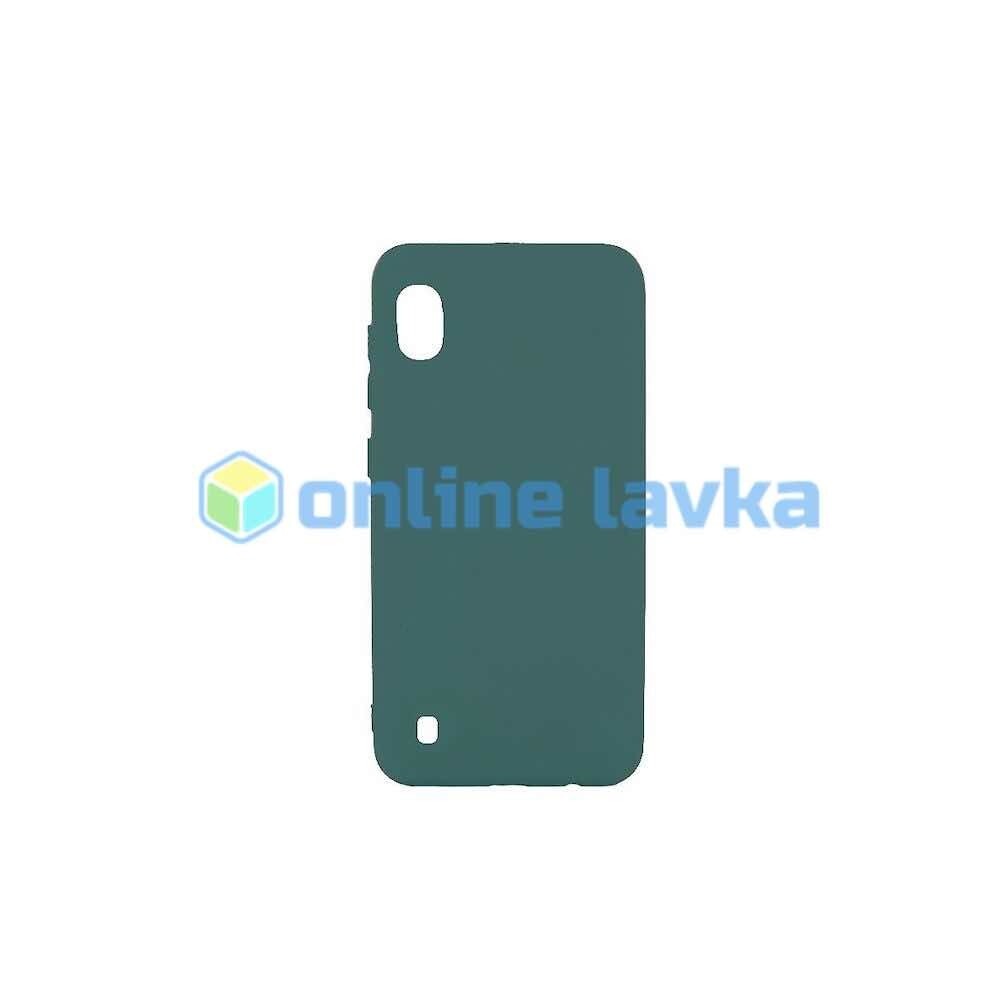 Чехол силиконовый Case для Samsung A10 / M10 изумрудный №46