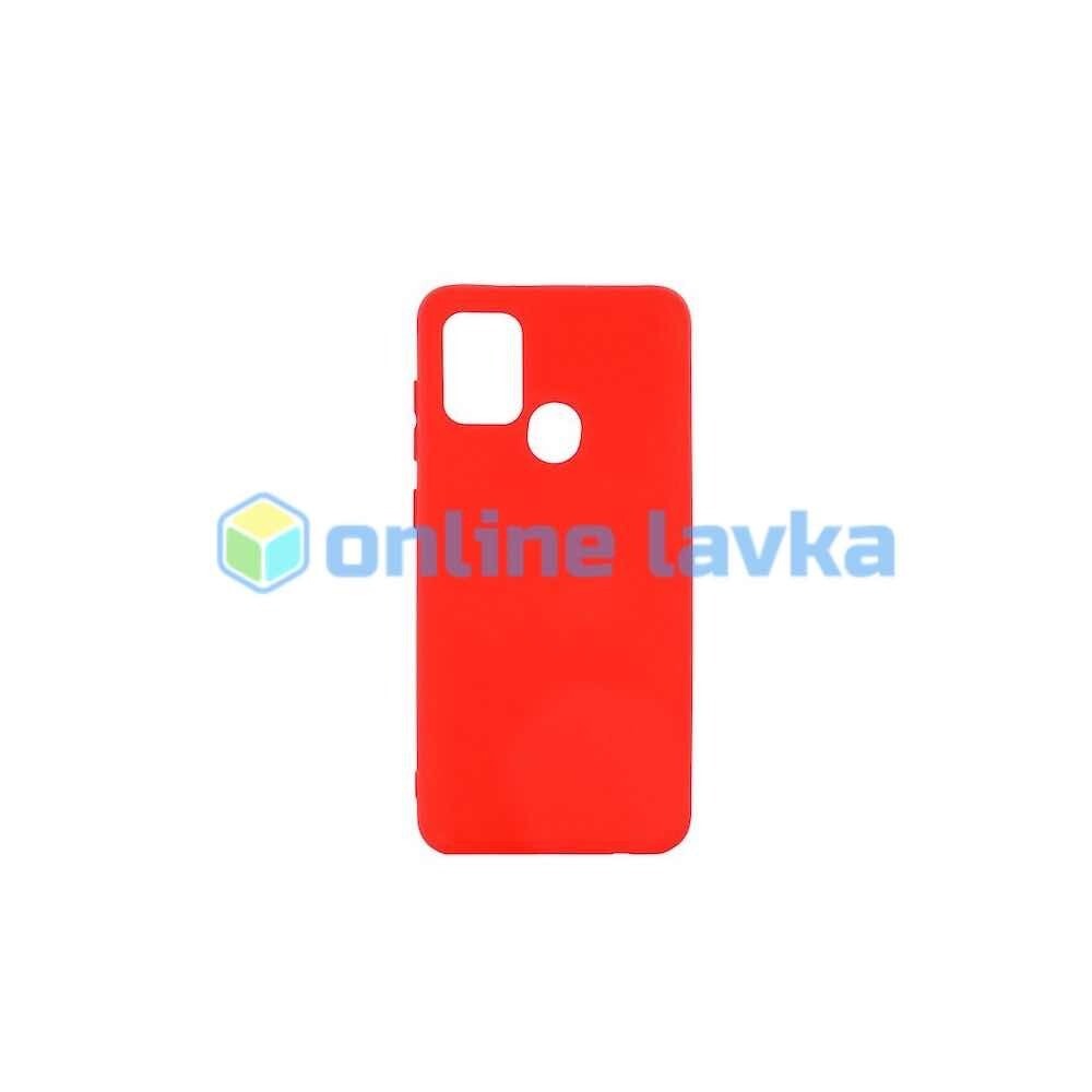 Чехол силиконовый Case для Samsung A21s красный №4