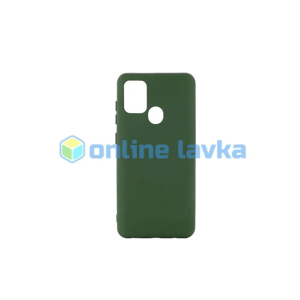 Чехол силиконовый Case для Samsung A21s зеленый №59