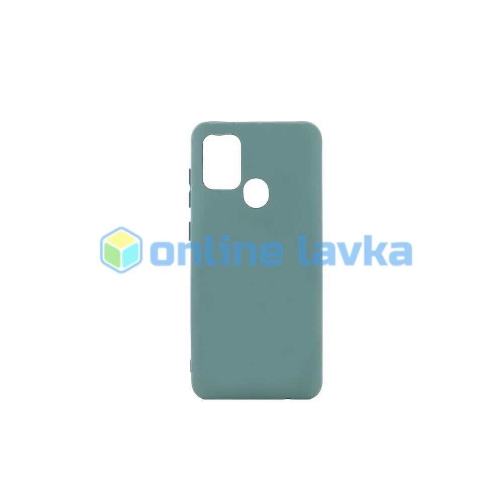 Чехол силиконовый Case для Samsung A21s зеленый №56