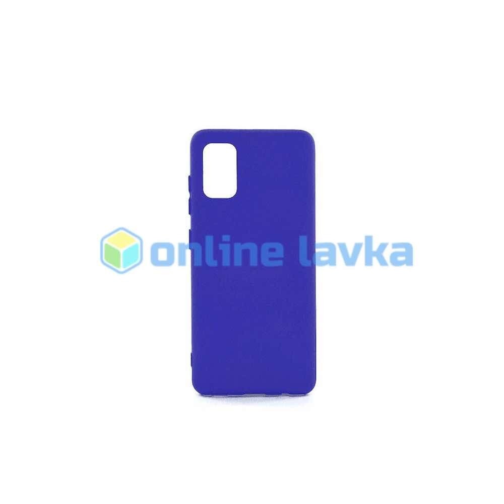 Чехол силиконовый Case для Samsung A31 синий №47