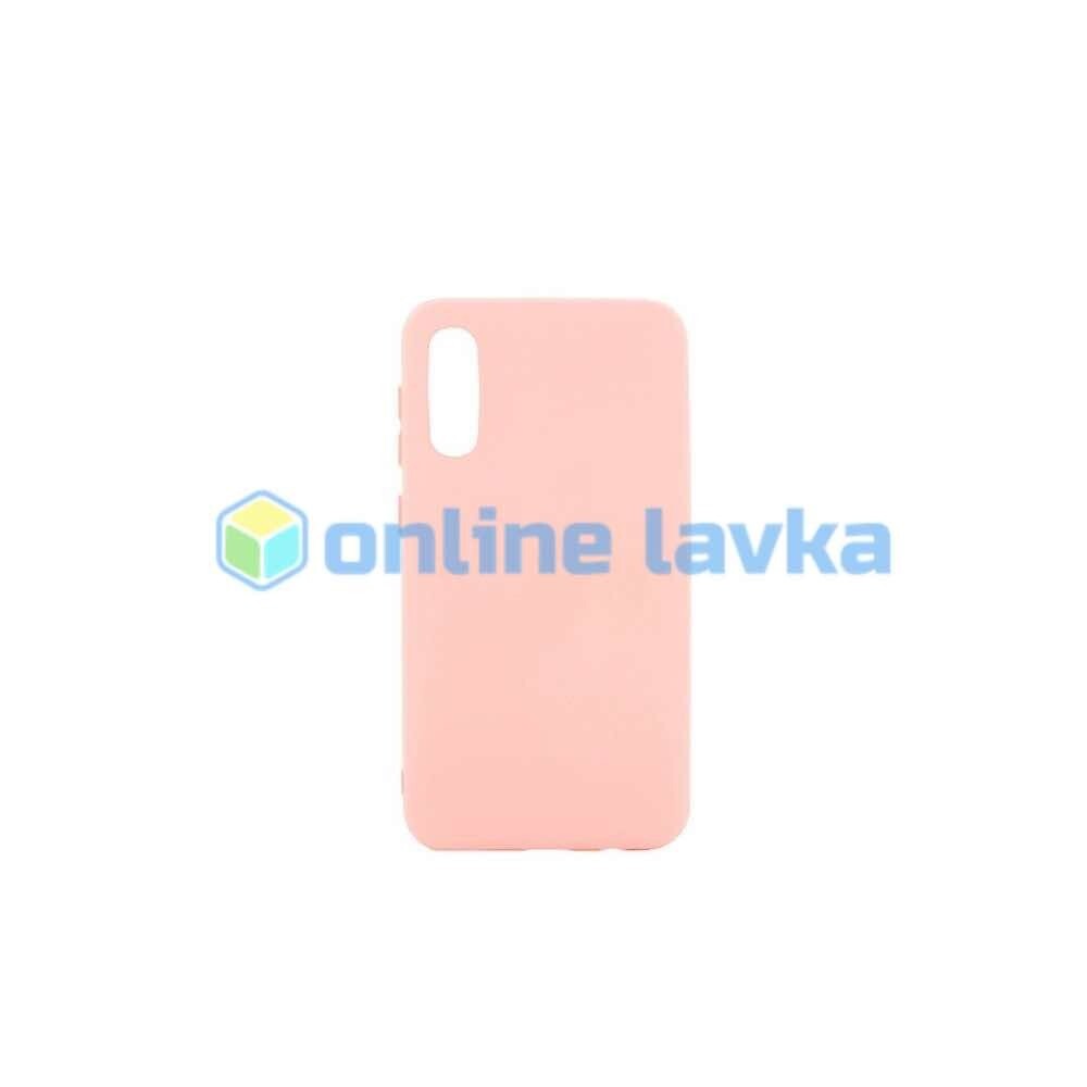 Чехол силиконовый Case для Samsung A50 розовый №30