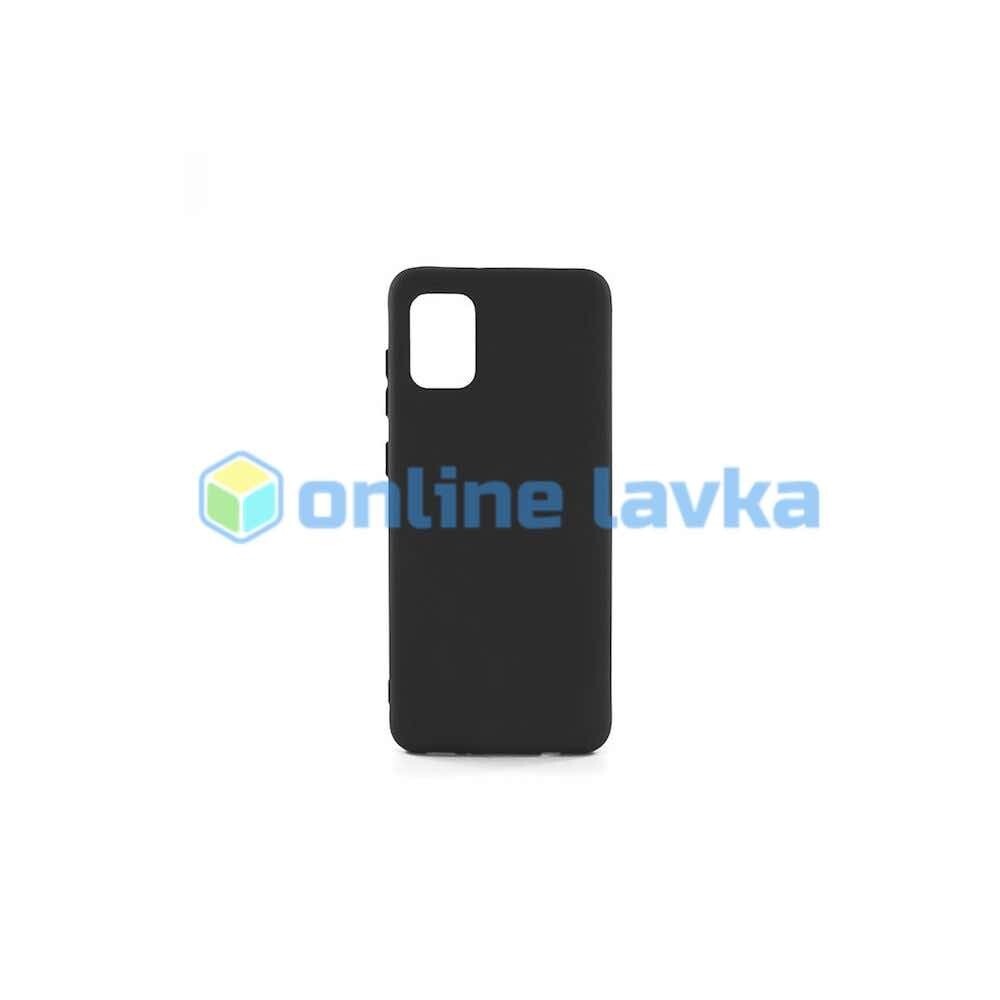 Чехол силиконовый Case для Samsung A71 черный №1