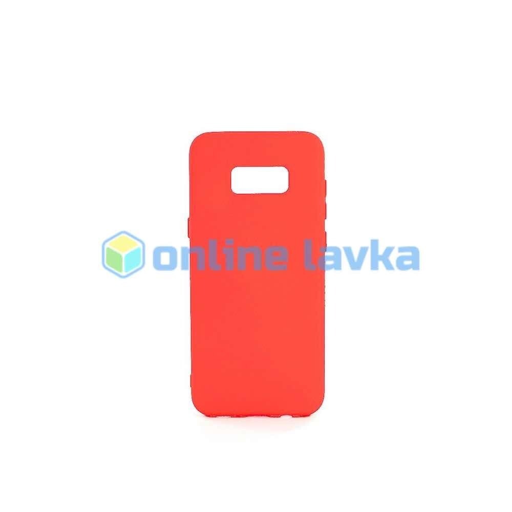 Чехол силиконовый Case для Samsung S8 красный №4