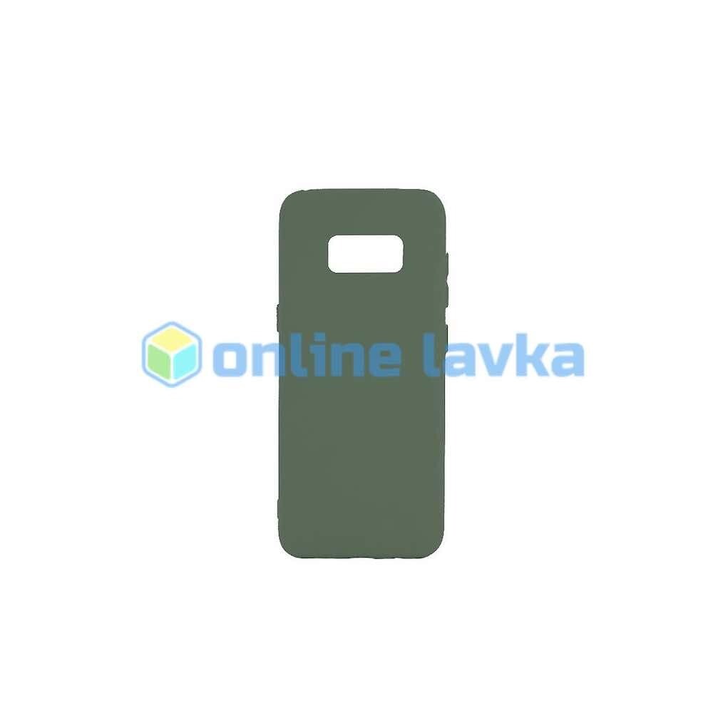 Чехол силиконовый Case для Samsung S8+ зеленый №59