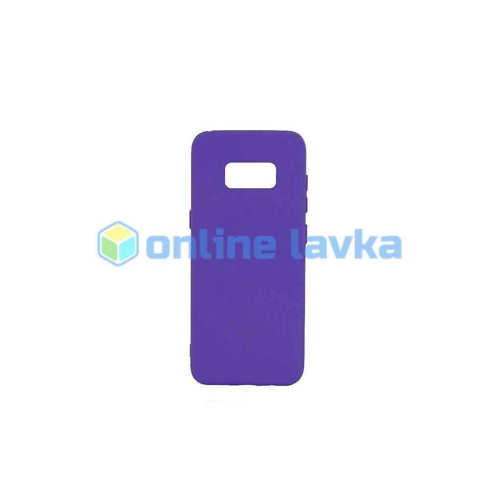 Чехол силиконовый Case для Samsung S8+ фиолетовый №17