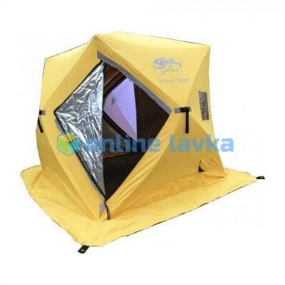 Зимняя 3-х слойная палатка Tramp Ice Fisher 3 Thermo желтая
