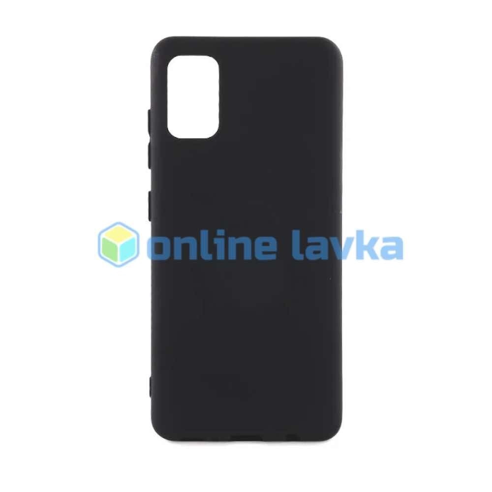 Чехол силиконовый Case для Samsung A41 черный №1