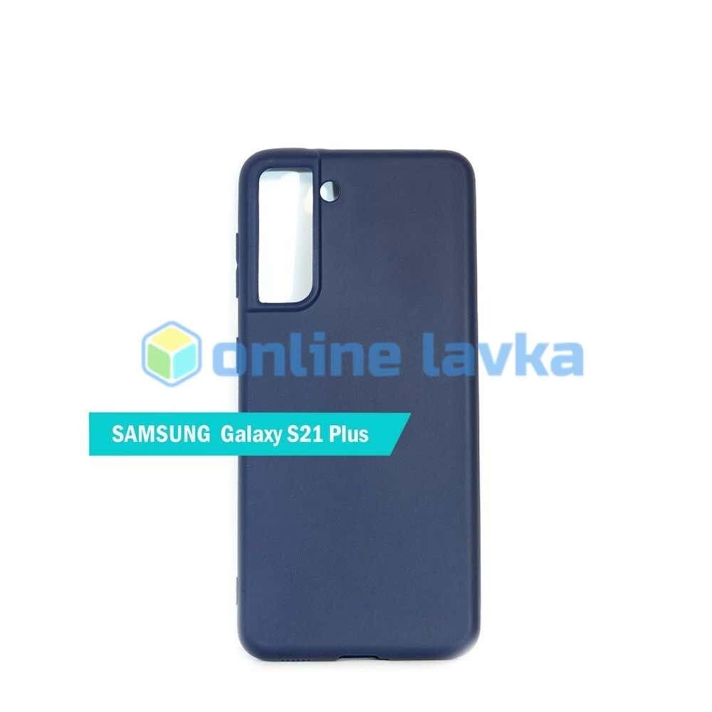 Чехол для Samsung S21+ TPU синий