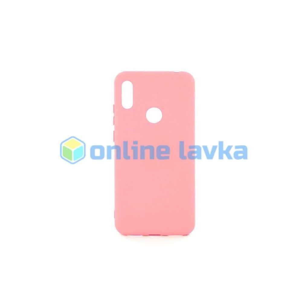 Чехол силиконовый Case для Huawei Y6 2019 / Honor 8a розовый №19