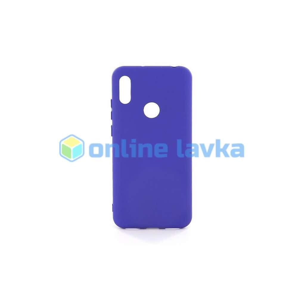Чехол силиконовый Case для Huawei Y6 2019 / Honor 8a синий №47