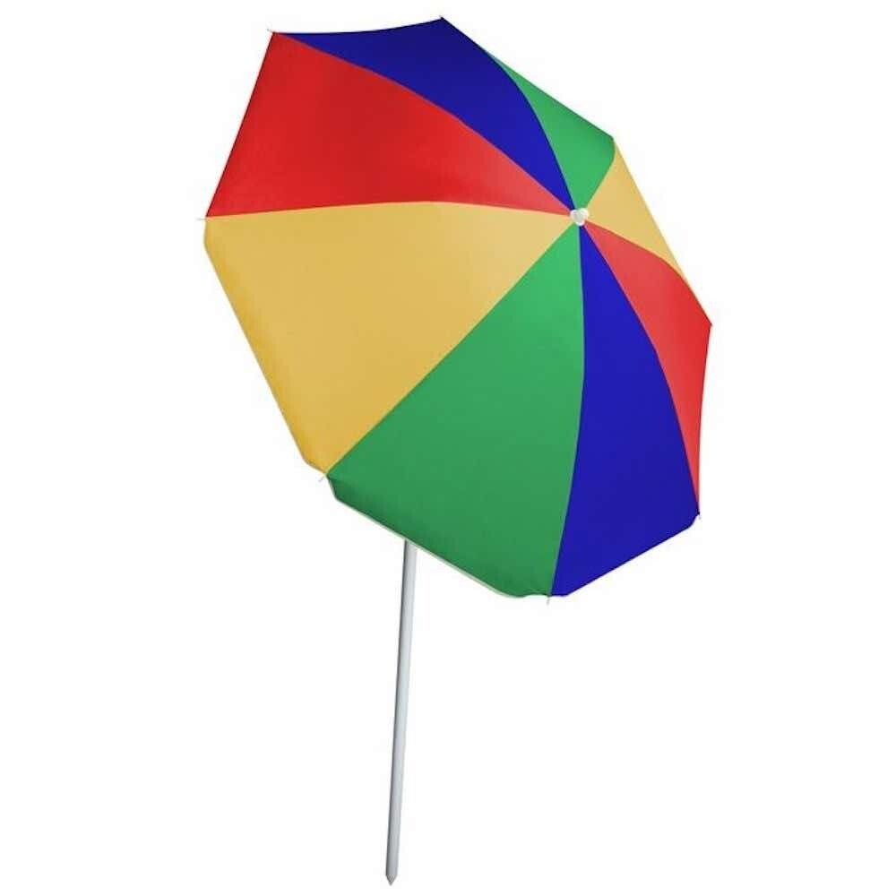 Зонт пляжный d200 см h210 см Разноцветный