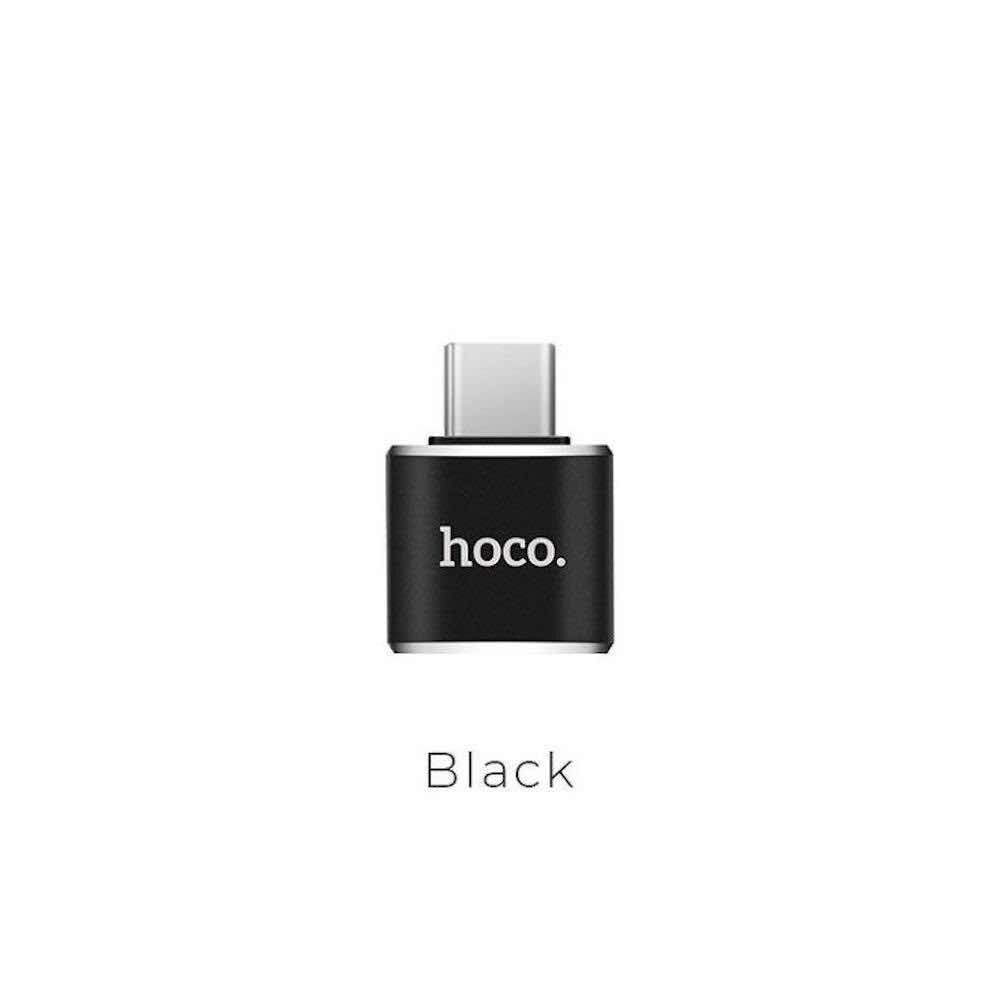 Адаптер Hoco UA5 OTG Type-C черный
