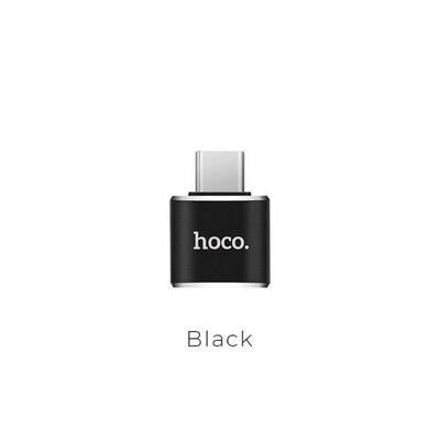 Адаптер Hoco UA5 OTG Type-C черный