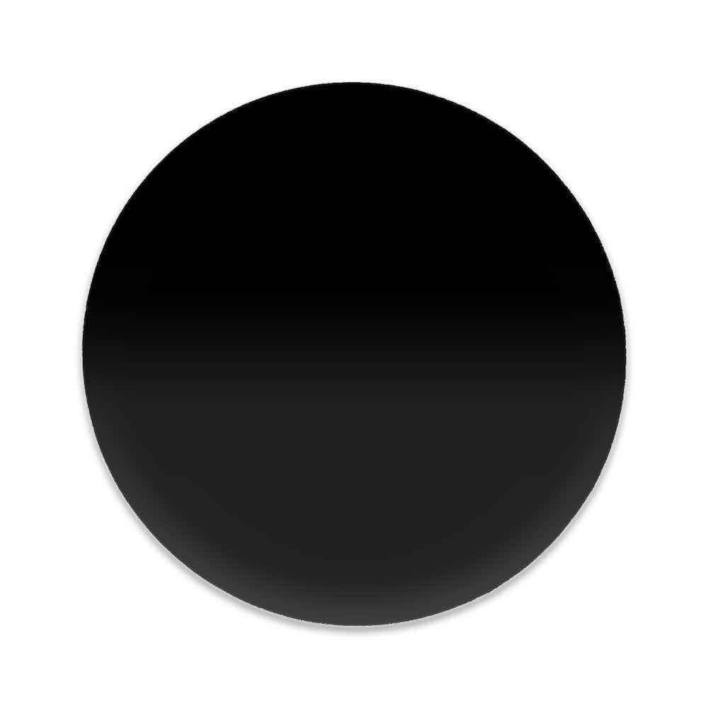 Пластина для магнитных держателей круглая черная - 1 штука