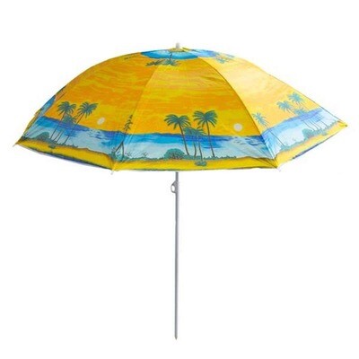 Зонт пляжный d160см h170см Райское наслаждение