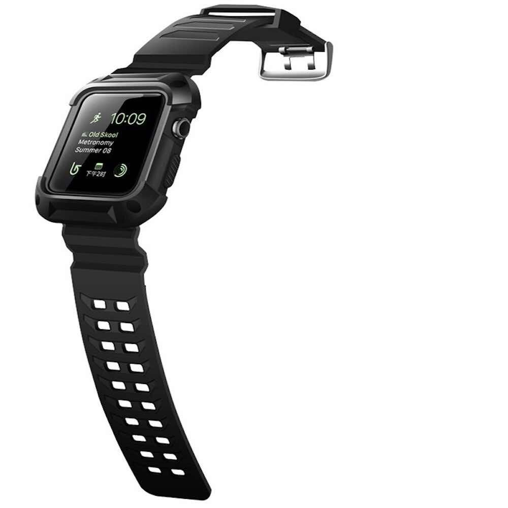 Ремешок для Apple Watch 42 мм 
+ чехол черный
