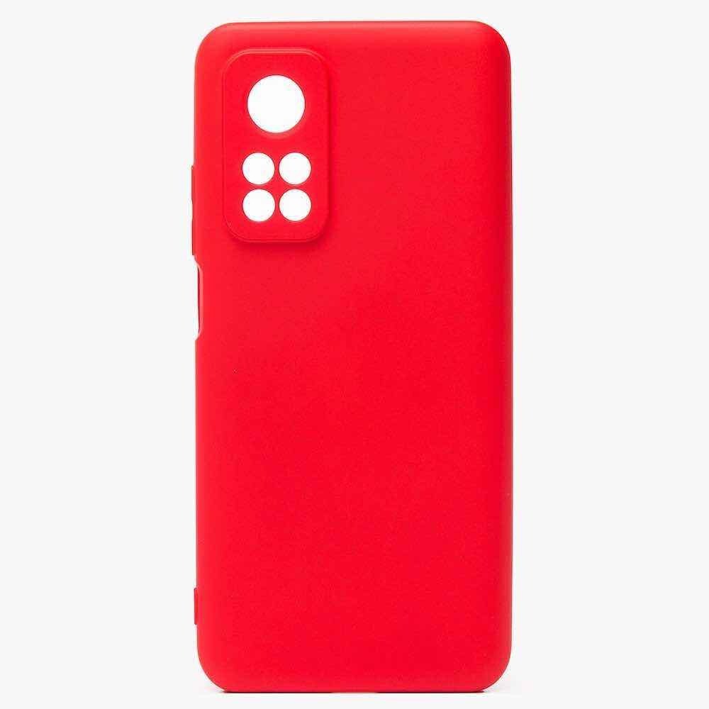 Чехол Silicone для Xiaomi Mi10T / Mi10T Pro красный